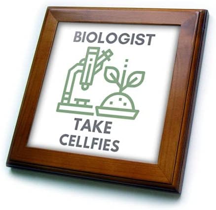 3drose Mary Aikeen-Funny Text-Funny Text About biologist-Framedled Tiles