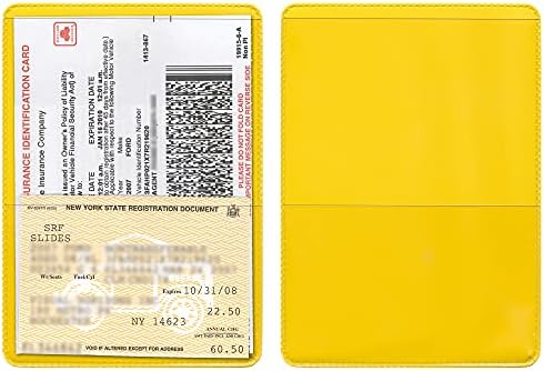 StoreSMART® - Yellow-Back auto osiguranje & amp; Nosioci ID kartica-100 paket-RFS20-Y100