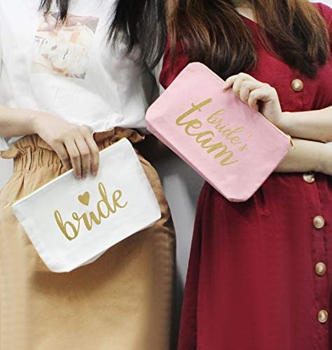 Dama & amp; dom 10 kom djeveruša torba za šminkanje Bride Vibe Team Bride torba za šminkanje svadbena zabava