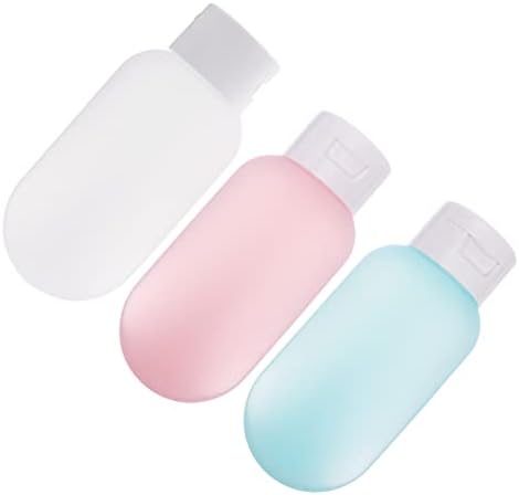 Doitool 3pcs ml tečnosti puzeći za punjenje za sapun za sapun prazan karoserijski lid silikonski kontejneri losiona losion za lice za licem šminkanje boce za šminku