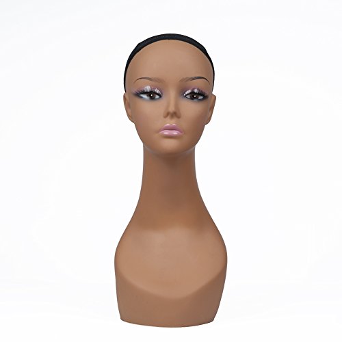 J& F CO.4 kom Mannequin Head Model Heads Wig Display Head za perike naušnice za naočare za sunce