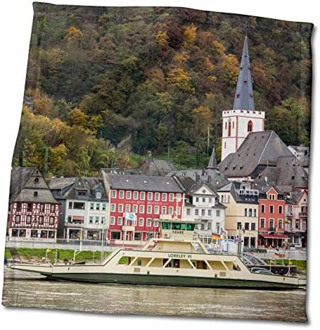 3Droza Njemačka, Rhineland-Pfalz, St. Goar, Ferry Rhine River - Ručnici