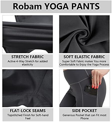 Robam joga pantalone za žene sa džepovima Visoko stručni vježbanje trbušnjacima koji se ne vidi -