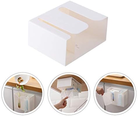 Hemoton papirnati ručnici papirnati ručnici plastični nosač zidne nosač za smeće za smeće Dispenser