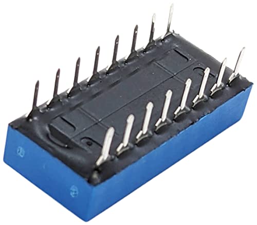 2 paketa DIP prekidača sa 8 prekidača, 16-pinski, SPST, plava boja, 0.85 x 0.38 x 0.23 - EX ELECTRONIX