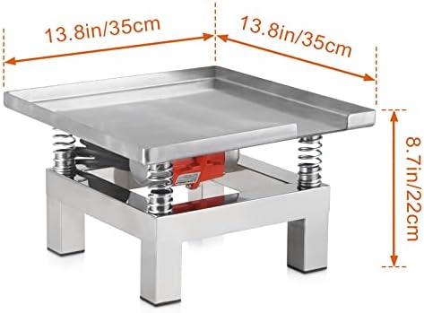 ICZW platforma za Kompaktor betonskih vibracijskih tablica mala vibrirajuća Ispitna tablica od nehrđajućeg