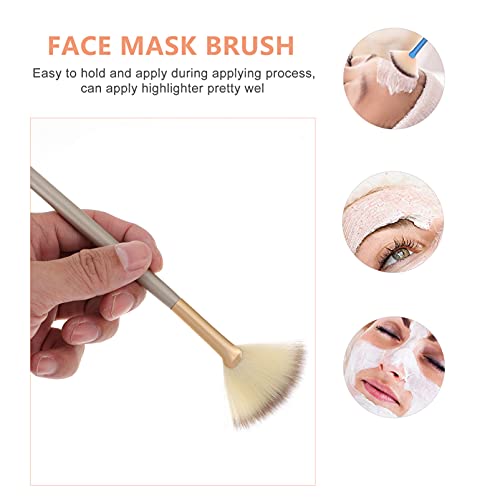 Solustre Travel Makeup četkica za lica 4pcs četkice ventilatora meke četkice za lice Šminka kozmetičkih alata