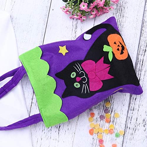 Toyvian Candy poklon torbe 3pcs Halloween bundeve poklon torbe netkana tkanina strana Favorit bombon poklon torbe Trik ili tretiranje torbe za ukrašavanje halloween-a Dječji pokloni