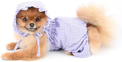 Smalllee_lucky_store kućni ljubimci Djevojke Puppy Plaid Pamuk Pajamas PJS za male Srednje pse