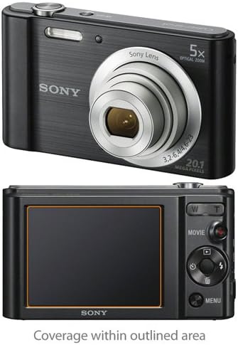 Boxwave zaštitnik zaslona Kompatibilan sa Sony Cyber-Shot DSC-W800 - ClearTouch Crystal, HD Film kožom