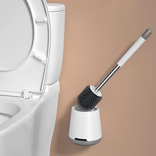 Silikonska toaletna četkica sa ventiliranim držačem za sušenje, wc cotl četkica za čišćenje četkica