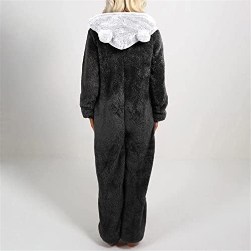 Body Suits Ženska Odjeća Za Spavanje Setovi Dugih Rukava Zimski Kombinezon Sa Kapuljačom Pidžama Casual
