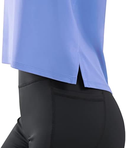 Ice Silk Crop Workout Tank Tops za žene hladno-suhe rukave bez labavog kroja košulje za jogu
