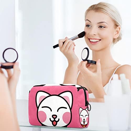 Tbouobt kozmetičke vrećice za žene, šminke za toalet toaletna torba Organizator, CAT životinjski crtani film