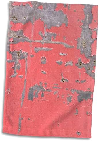3Droza Floreni - Teksture III - Slika srebrnog korodiranog crvenog metala - ručnici