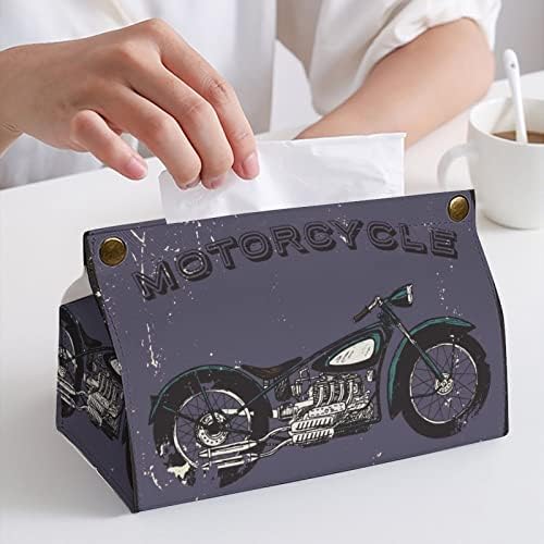Kutija za motocikl tkiva Poklopac Dekorativni doziranje papira za salvete za kućni uredski automobil