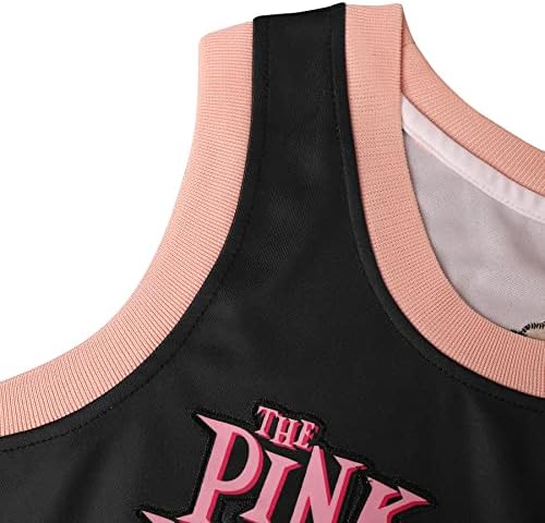 Muška 3 Pink Košarka dres modni Hip Hop sportski Fan odjeća za Party Vest bijela crna Pink S-3XL