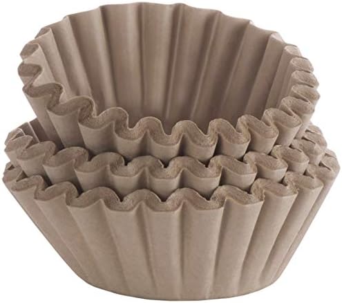 Tupkee filteri za kafu 8-12 šoljica-600 Count, korpa u stilu, prirodni smeđi Nebijeljeni Filter za