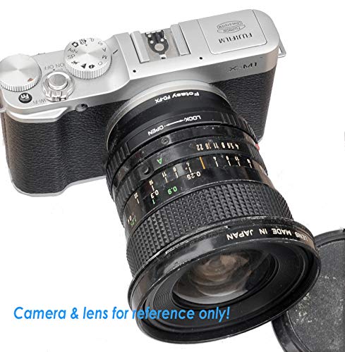 Fotasy FD objektiv u Fuji X adapter, Canon FD objektiv u Fujifilm X Mount adapter, kompatibilan sa Fujifilm X-Mount X-Pro2 X-E2 X-E3 X-A5 X-M1 X-T1 X-T2 XT3 X-T10 X- T20 X-T30 X-H1