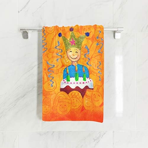 Alaza ručnik za teretanu Alaza Microvladisano, veseli rođendani akvarel, brza sušenja Sportska fitness znoj za