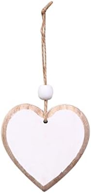 Ornament drveća živa drvena račona breskva srca Retro uređenja za uređenje vjenčanja DIY proizvodnje rasporeda izgled perla za zanat