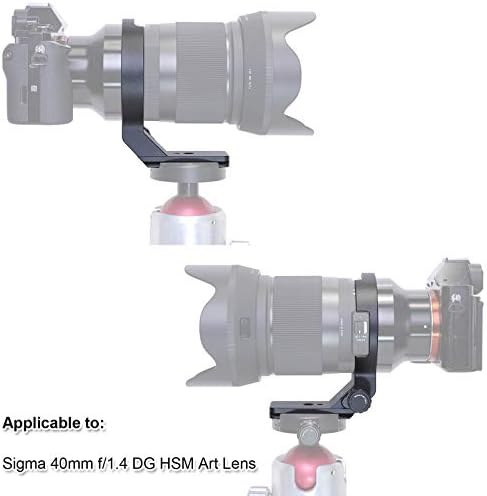 Ishoot sočivo stativ za nosač za sigmu 40mm f / 1.4 dg HSM Art objektiv, CNC obrađena zrakoplovna