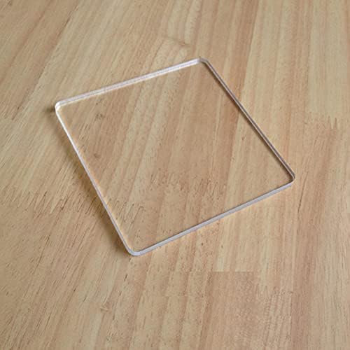 2 komada kvadratna akrilna ploča za podlogu glinena ploča za podlogu DIY glineni Alati akrilna glina