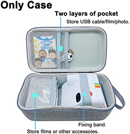 RAWECUD teška torbica za Polaroid Go Instant Mini Kamera , putna kutija za Polaroid go kameru i filmska