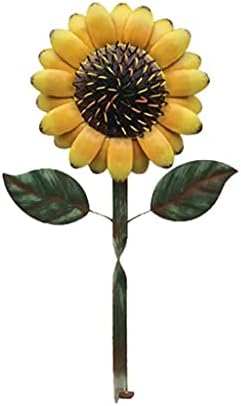 Wssbk veštački stalak za čuvanje cveća Vintage jak nosivost suncokretov oblik praktična vješalica za vrata za dnevni boravak dekoracija bašte na otvorenom