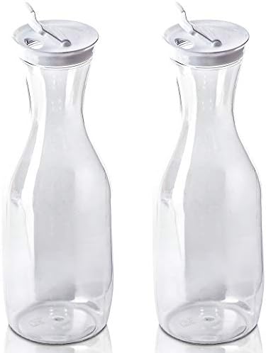 Decoruck 2 Velike vodene kašike, boce s gornjim poklopcem, 50 oz svaki, BPA bacač soka od plastike