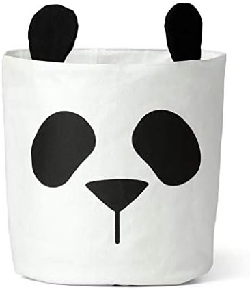 WSZJJ Panda torba za odlaganje korpa za bebe deca igračka odeća platnena korpa za veš torba za odlaganje može stajati kanta za odlaganje pelena