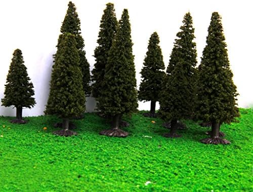 15kom zeleni krajolik pejzažni Model stabla kedra sa kutijom
