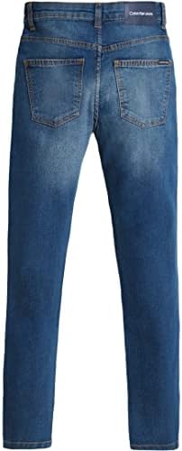 Skinny farmerke Calvin Klein za dječake, Super Meki rastezljivi traper, 5 džepova & zatvaranje zatvaračem