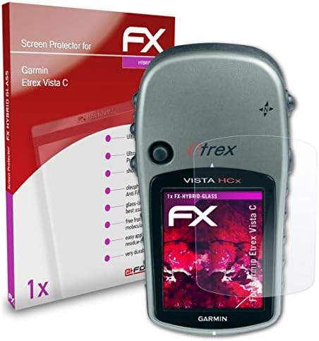 atFoliX zaštitni Film od plastičnog stakla kompatibilan sa Garmin Etrex Vista C zaštitom stakla, 9h