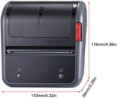 FZZDP prijenosni 80mm termo Label Printer Bt Label Maker naljepnica mašina sa punjivom baterijom za iOS