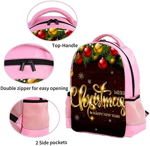 VBFOFBV putni ruksak, ruksak za laptop za žene muškarci, modni ruksak, božićni ukrasni snježni pahulji