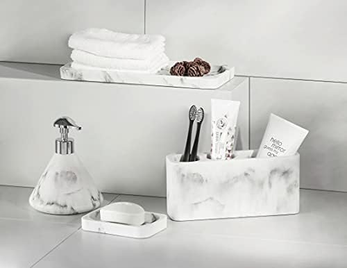 Wenko Desio sapun, Polyresin, Bijela, 12,7 x 2 x 8,8 cm