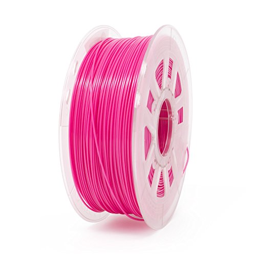 Gizmo Dorks 1,75mm PLA FILANment 1kg / 2.2lb za ​​3D pisače, prozirna ružičasta