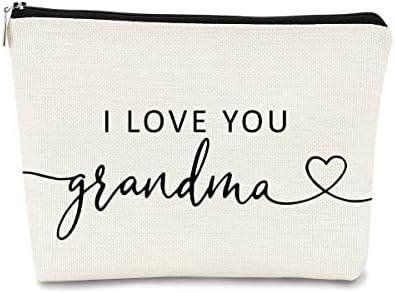 Volim te baka šminka, najbolja baka baka kozmetička torba Najbolja ideja za poklon za baku, rođendan majčin dan Dan zahvalnosti za baku od baka, najbolja baka šminka