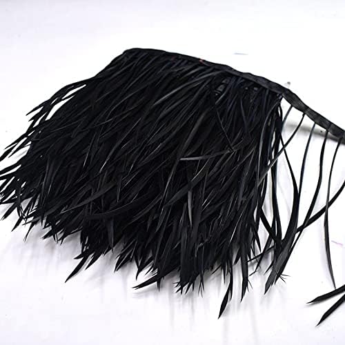 Zamihalaa 10YardsWedding Feathers Trim Fringe Crafts DIY guska perje traka za šivanje odjeće zabava Božić Decor