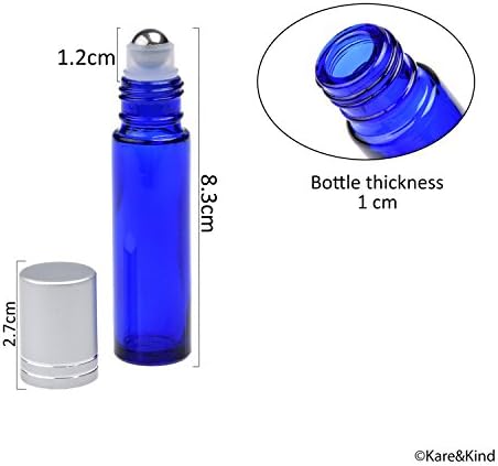 Kare & amp; vrsta kompleta za bočice sa esencijalnim uljem-10xesencijalna boca za ulje, 1xtool za