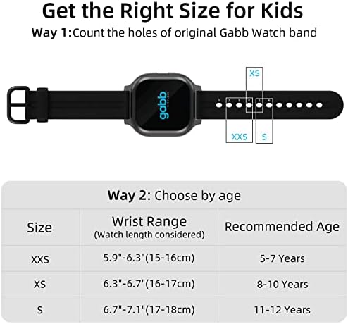 Jednostavniji zamjena opsega 3pack kompatibilna sa Gizmo Watch 3 2 1 / Gabb Gledajte 2 1 / SyncUp Dječji sat, 20 mm Stretchy Kids Solo Loop Gizmo Watch Band Zamjena za vrijeme i isključivanje