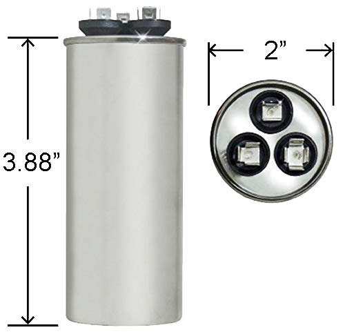 ClimaTek okrugli kondenzator-odgovara Goodman B9457 - 5400 / 35/5 UF MFD 370/440 Volt VAC