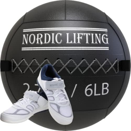 Nordic Lifting Wall Ball 6 lb Bundle sa cipelama Venja veličina 11.5-Bijela