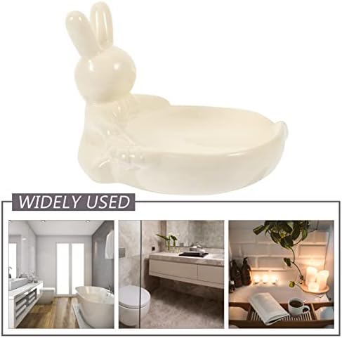 Cabilock bar sapun: zečja sapun sapun: držač za sapun za sapun od dekorativnog sudopera držač nosača kupaonica