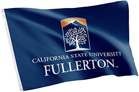 Cal State Fullerton Zastava Flag University California Titans Csuf Zastave Baneri Poliester unutarnji otvoreni 3x5