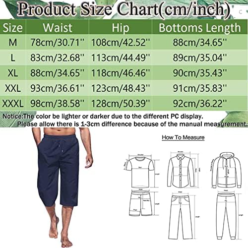 Meymia muške pamučne pantalone modne čvrste boje labavi fit srednji porast struk za crtanje kotlat sa džepovima