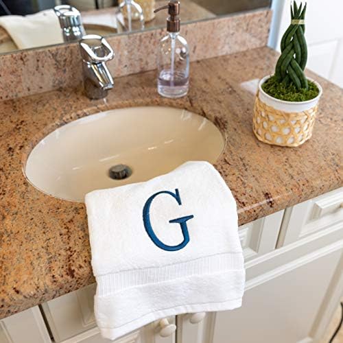 Monogramski ručni ručnici za kupatilo - Luksuzni kvalitet kvalitete Personalizirani početni ukrasni ručnik