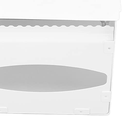 Toaletni papir polica za pohranu, bijeli vodootporni višenamjenski zaptiveni dizajn toaletni nosač