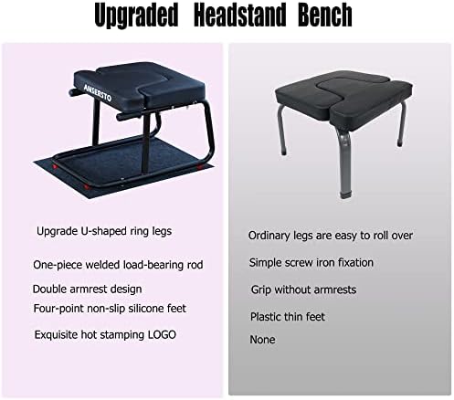 Yoga Headstand Bench, klupa za glavu, joga glava inverzijska stolica, inverzijski stolovi za